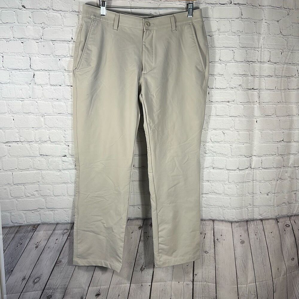 Under Armour UA Drive Golf Pants Khaki Chino size‎ 36x30 Style 1350053